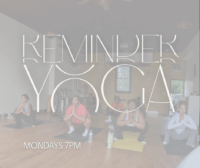 Monday’s Reminders Yoga